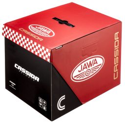 Prilba Fibre Jawa Šport, CASSIDA (černá/stříbrná/zlatá)