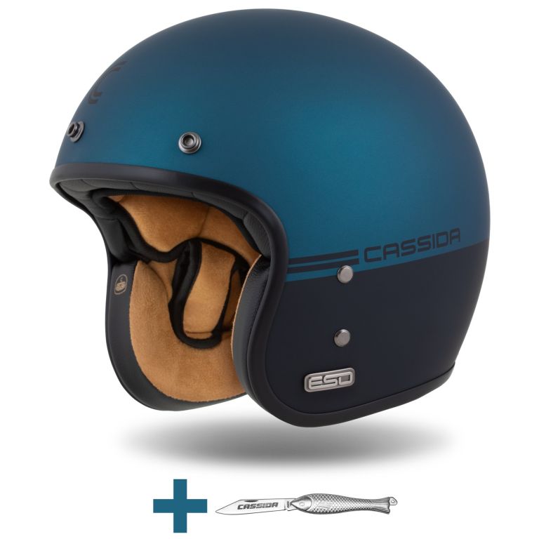 Prilba Eso Super Hooligan, CASSIDA (čierna matná/metalická modrá) 2026