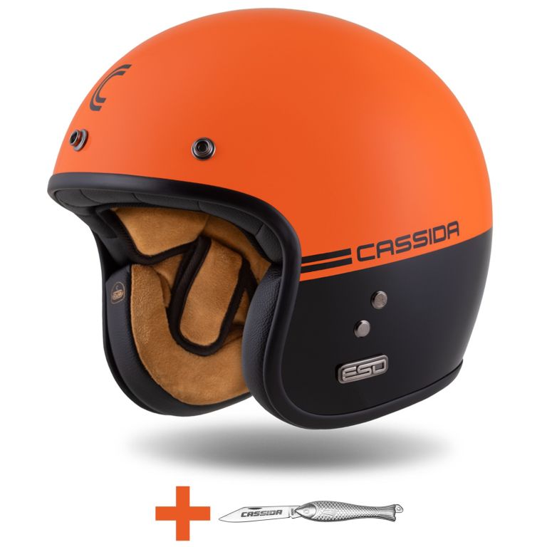 Prilba Eso Super Hooligan, CASSIDA (černá/oranžová perleť) 2026