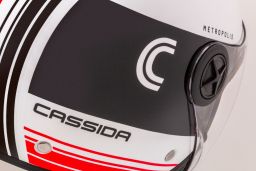 Prilba Handy Metropolis, CASSIDA (černá/bílá/červená) 2026