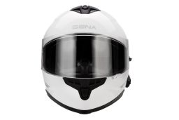 Mesh prilba s headsetem Outride, SENA (lesklá biela)