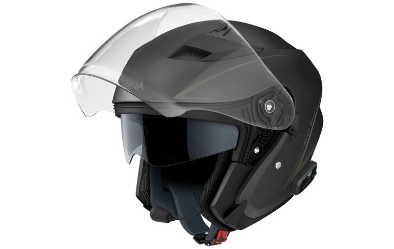 Bluetooth prilba s headsetem Outstar S, SENA (matná čierna)