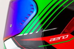 Prilba Aero Drome, CASSIDA (čierna met./červená/zelená/bílá) 2026