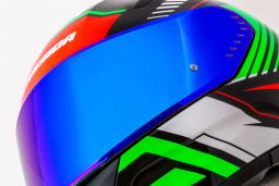 Prilba Aero Drome, CASSIDA (čierna met./červená/zelená/bílá) 2026