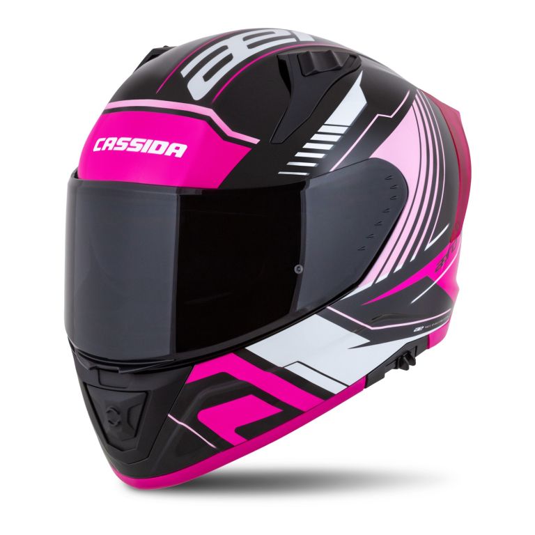 Prilba Aero Drome, CASSIDA (čierna met./růžová/bílá) 2026