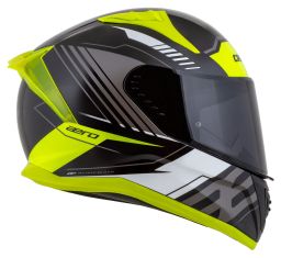 Prilba Aero Drome, CASSIDA (černá/žlutá fluo/bílá/šedá) 2026