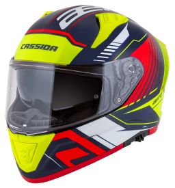 Prilba Aero Drome, CASSIDA (modrá met./žlutá/oranžová/červená/bílá) 2026