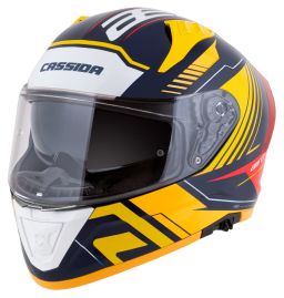Prilba Aero Drome, CASSIDA (modrá/žlutá fluo/oranžová/červená/světle modrá/bílá) 2026