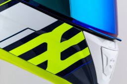 Prilba Aero Drome, CASSIDA (modrá/žlutá fluo/světle modrá/bílá) 2026