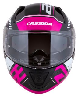 Prilba Aero Drome, CASSIDA (čierna met./růžová/bílá) 2026
