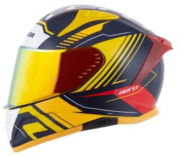 Prilba Aero Drome, CASSIDA (modrá/žlutá fluo/oranžová/červená/světle modrá/bílá) 2026