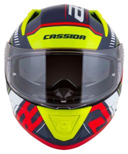 Prilba Aero Drome, CASSIDA (modrá met./žlutá/oranžová/červená/bílá) 2026