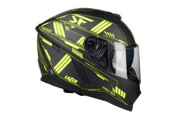 Prilba RAFALE EVO MM ROADTECH, LAZER (černá-fluo žlutá-matná)