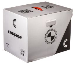 Prilba Modulo 2.1 Profile, CASSIDA (čierna matná/šedá/oranžová, plexi s prípravou pre Pinlock) 2026