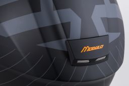 Prilba Modulo 2.1 Profile, CASSIDA (čierna matná/šedá/oranžová, plexi s prípravou pre Pinlock) 2026