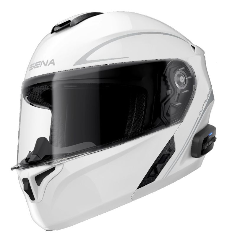 Bluetooth prilba s headsetem Outrush R, SENA (lesklá biela)
