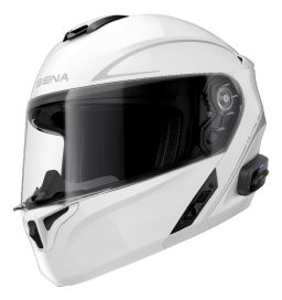 Bluetooth prilba s headsetem Outrush R, SENA (lesklá biela)
