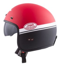Prilba Oxygen Jawa OHC, CASSIDA (červená matná/černá/bílá)