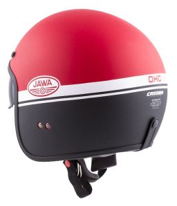 Prilba Oxygen Jawa OHC, CASSIDA (červená matná/černá/bílá)