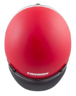 Prilba Oxygen Jawa OHC, CASSIDA (červená matná/černá/bílá)