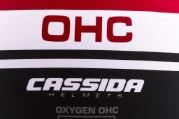 Prilba Oxygen Jawa OHC, CASSIDA (červená matná/černá/bílá)