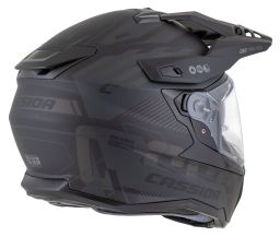 Prilba Road Runner TechniX, CASSIDA (čierna matná/černá/šedá/černý matný šilt, plexi s prípravou pre Pinlock) 2026