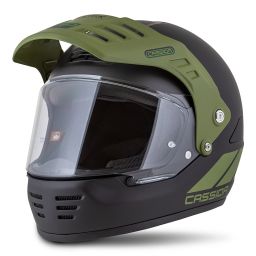 Prilba FormX FlatOut, CASSIDA (čierna matná/zelená/zelený matný šilt) 2026