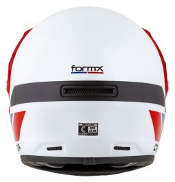 Prilba FormX FlatOut, CASSIDA (bílá/modrá/červená/červený šilt) 2026