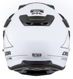 Prilba Road Runner Dual, CASSIDA (bílá/černá/černý matný šilt, plexi s prípravou pre Pinlock) 2026