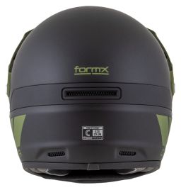 Prilba FormX FlatOut, CASSIDA (čierna matná/zelená/zelený matný šilt) 2026