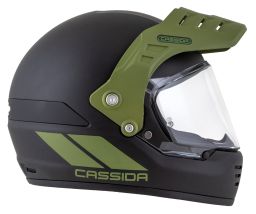 Prilba FormX FlatOut, CASSIDA (čierna matná/zelená/zelený matný šilt) 2026