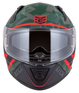 Prilba Aero ATCK, CASSIDA (zelená camo/černá/šedá/oranžová) 2026