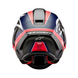 Prilba SUPERTECH R10 TEAM, ALPINESTARS (matný karbon/červená fluo/modrá/bílá) 2026