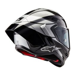 Prilba SUPERTECH R10 ELEMENT, ALPINESTARS (karbon/stříbrná/černá) 2026