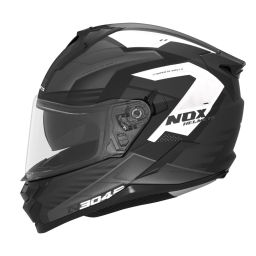 Prilba N304S CARVER, NOX (čierna matná,bílá) 2025