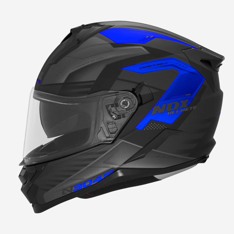 Prilba N304S CARVER, NOX (čierna matná,modrá) 2025