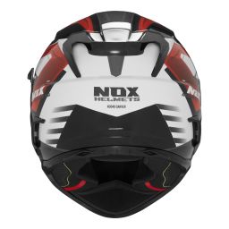 Prilba N304S CARVER, NOX (černá,bílá,červená) 2025