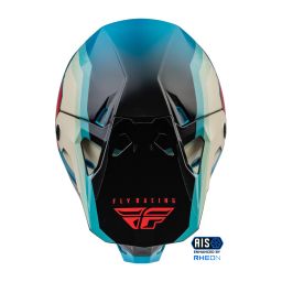 Prilba FORMULA CP, FLY RACING - USA (černá/šedá/tyrkysová)