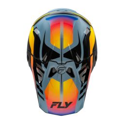 Prilba FORMULA CP, FLY RACING - USA (šedá/černá/duhová)