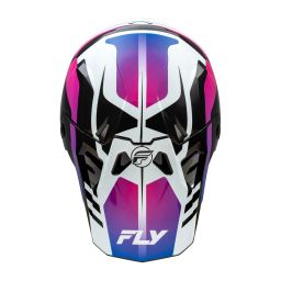 Prilba FORMULA CP, FLY RACING - USA (bílá/černá/fialová)