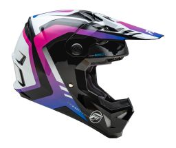 Prilba FORMULA CP, FLY RACING - USA (bílá/černá/fialová)