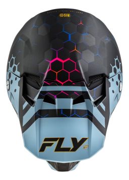 Prilba FORMULA CC TEKTONIC, FLY RACING (černá/šedá)