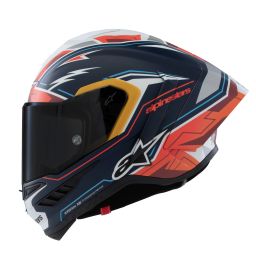 Prilba SUPERTECH R10 limitovaná edícia PEDRO ACOSTA, ALPINESTARS (modrá/červená/bílá matná)