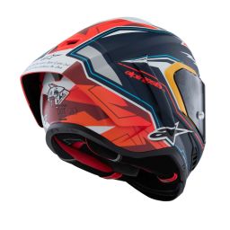 Prilba SUPERTECH R10 limitovaná edícia PEDRO ACOSTA, ALPINESTARS (modrá/červená/bílá matná)