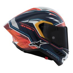 Prilba SUPERTECH R10 limitovaná edícia PEDRO ACOSTA, ALPINESTARS (modrá/červená/bílá matná)