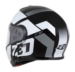 Prilba F19, ZED (černá/bílá/šedá) 2026