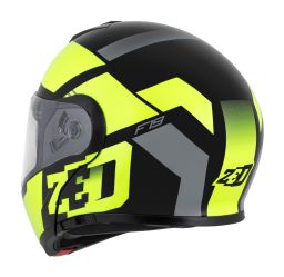Prilba F19, ZED (černá/žlutá fluo) 2026