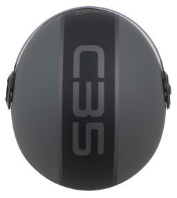 Prilba C35, ZED (šedá matná/černá) 2026