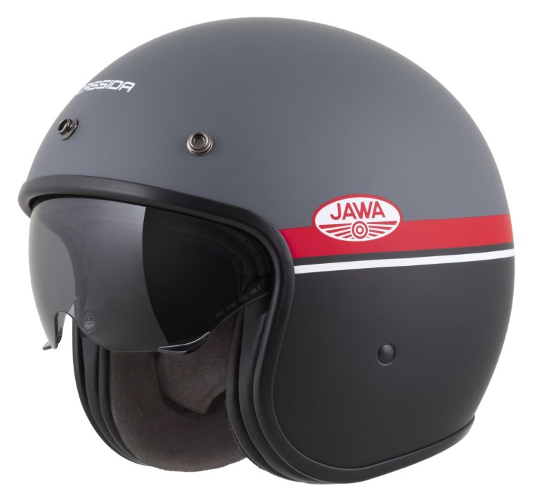 Prilba Oxygen 2.0 Jawa OHC, CASSIDA (šedá matná/červená/černá/bílá) 2026