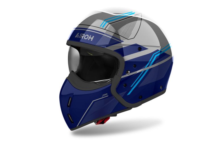 Prilba J110 Slim, AIROH (modrá lesklá) 2026